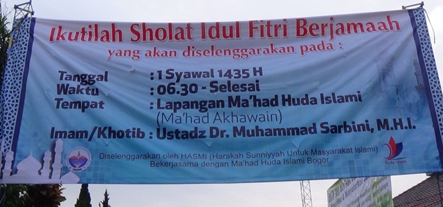 HASMI Kembali Selenggarakan Sholat Idul Fitri di Cimanglid