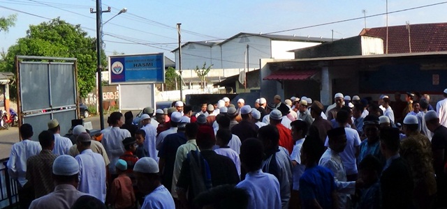 Jama'ah Padati Penyelenggaraan Sholat Iedul Fitri di Kantor DPP HASMI