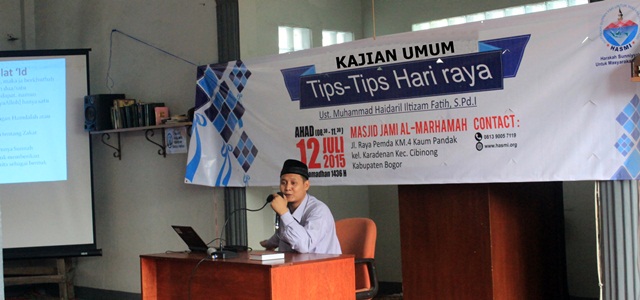 Kajian THR HASMI Disambut Antusias Ratusan Jama'ah