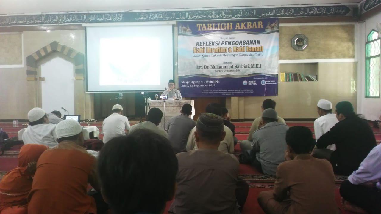 Tabligh Akbar Hasmi Depok Refleksi Pengorbanan Nabi Ibrohim